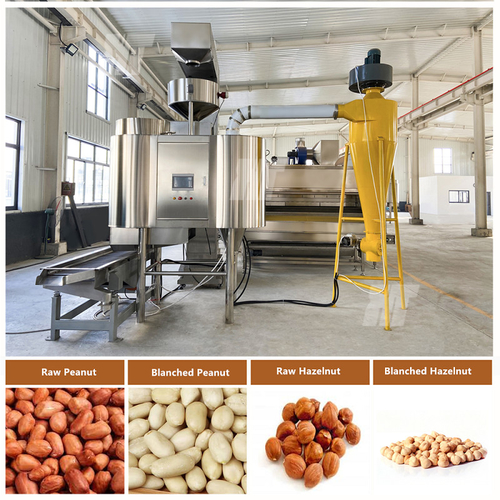Ultime notizie dell'azienda su Tasso di sbucciatura di Peanut Air Blancher: 99% Nessun danno Nessuna parte indossabile