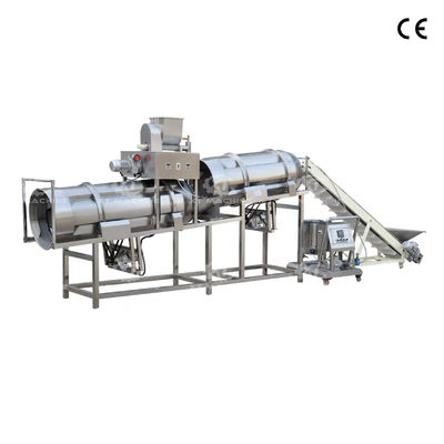 Un buon prezzo. Macchina per aromatizzazione a doppio rullo in acciaio inossidabile SUS304 con sistema di scarico automatico e potenza di 27kW per la stagionatura di snack in linea