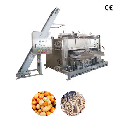 Un buon prezzo. Tostatrice oscillante per frutta secca con capacità 50-100 kg/h, forno per arachidi con struttura in acciaio inossidabile 304 in linea