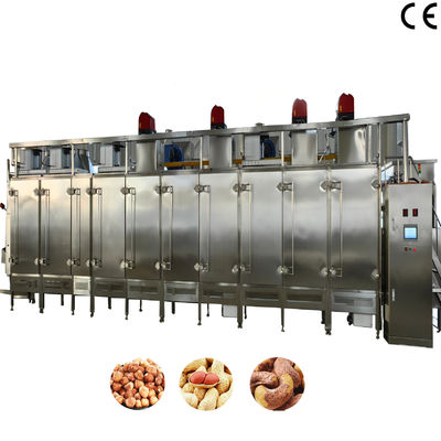 Un buon prezzo. Macchina per la tostatura di frutta secca a controllo PLC da 500 kg/h per uso industriale in linea