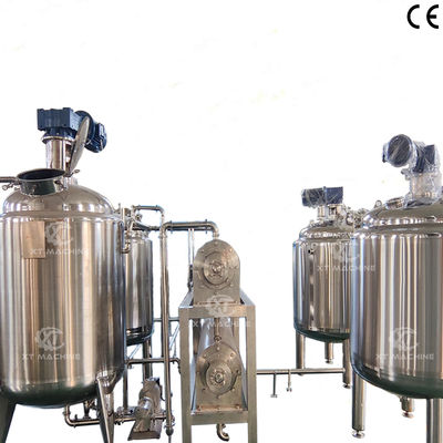 Un buon prezzo. Industrial Emulsifying Mixing tank Peanut Butter Blending/De-gassing Tank in linea