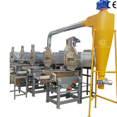 Un buon prezzo. 500-1000kg/h Peanut Cutting and Blanching Machine Split Nut Blanching Machine With CE Certification in linea