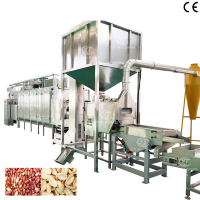 Un buon prezzo. Linea di produzione automatica completa per la tostatura e la scottatura delle arachidi per impianti di trasformazione della frutta secca in linea