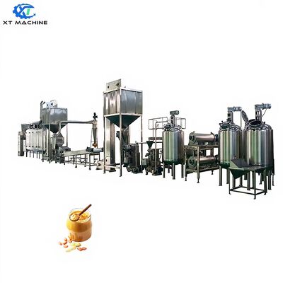 Un buon prezzo. Linea di produzione di burro di arachidi multi-formula completamente chiusa con costruzione in acciaio inossidabile SUS 304 in linea