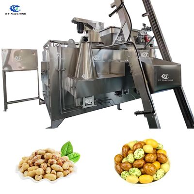 Un buon prezzo. Macchina tostatrice oscillante a gas/olio in acciaio inossidabile 304 con capacità di 50 kg/h per frutta secca ricoperta in linea