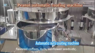 Macchina automatica per il rivestimento di frutta secca