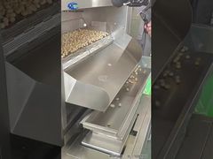 Forno continuo per noci hawaiane/forno per arachidi/torrefazione a nastro grande/macchina per cuocere noci completamente automatica
