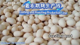 macchina per fare hamburger di arachidi ricoperti/linea di produzione#peanut#productionline#machine#coating#roaster