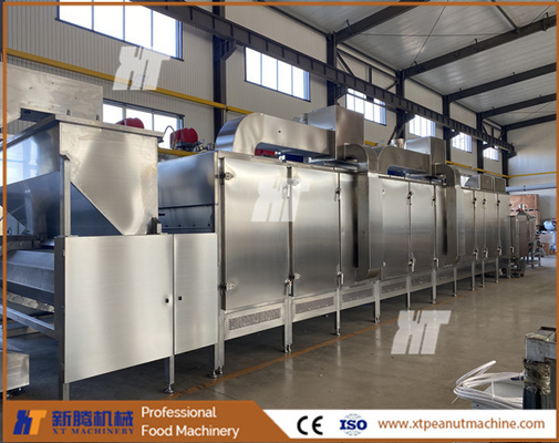 Un buon prezzo. 1000kg/H Macchina per la torrefazione continua SUS304 Macchina per la torrefazione automatica dei dadi in linea