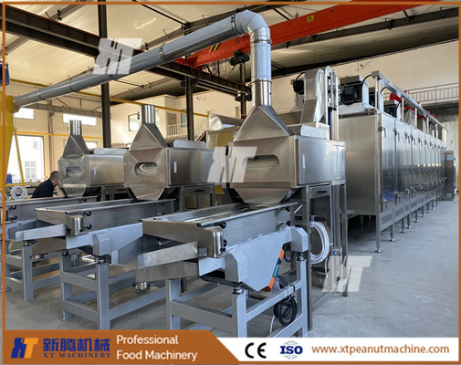 Un buon prezzo. Pelatrice per arachidi arrostita a mezza separazione Macchina per la rimozione di arachidi da 800 kg / h in linea