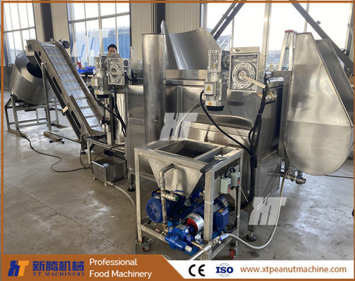 Un buon prezzo. Macchina stabile della friggitrice dell'arachide per la frittura della conditrice 350kg/H dell'arachide in linea