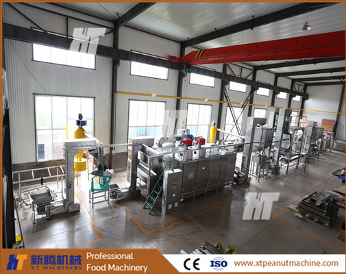 Un buon prezzo. Attrezzatura per la tostatura di arachidi continua da 300 kg / h a macchina completamente automatica per la torrefazione dei dadi in linea