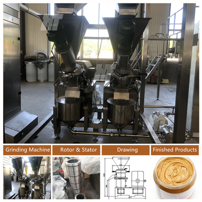 Un buon prezzo. Pasta di arachidi multifunzionale che fa la fresatrice dell'arachide della mandorla dell'anacardio della macchina in linea