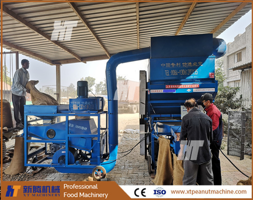 Un buon prezzo. Automatica 380v 50hz 3 fase Peanut Shelling Machine Peanut Sheller Riscaldamento elettrico o a gas in linea