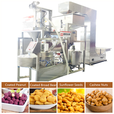 Un buon prezzo. WNCG-90 Advanced Peanut Coating Machine per il rivestimento di farina di zucchero o liquido in linea