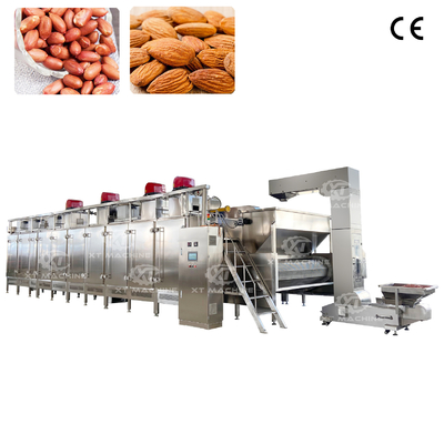 Progettazione a circuito completamente chiuso Controllo intelligente PLC di Nuts Continuous Roaster