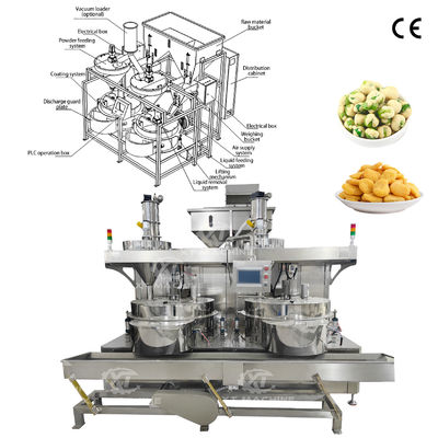Un buon prezzo. Macchina di rivestimento automatica controllata da PLC economica per arachidi/semi/fave/anacardi/mandorle in linea