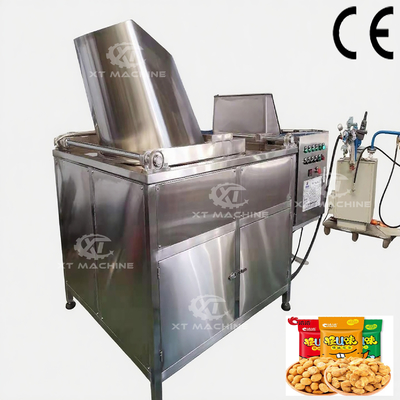 Un buon prezzo. S304 Macchina automatica per frittura a lotti di arachidi, semi di girasole, anacardi e nocciole, per uso alimentare in linea