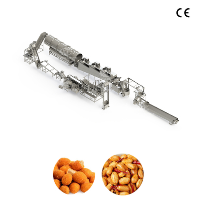 Macchina per friggere noci industriali Macchina per friggere arachidi Cashew Fryer linea di produzione
