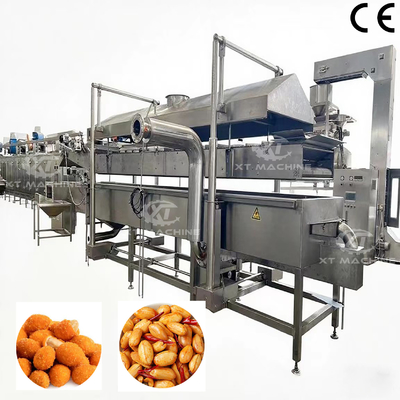 Un buon prezzo. Macchina per friggere arachidi e cereali croccanti in acciaio inossidabile con capacità elevata e certificazione CE in linea