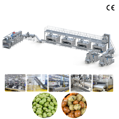 Un buon prezzo. Linea di produzione per rivestimento e cottura di arachidi al sesamo da 1000 kg/h per arachidi tostate ricoperte in acciaio inossidabile 304 per uso alimentare in linea
