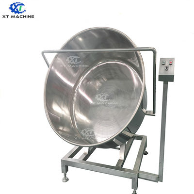 Macchina di rivestimento a batch di grande calibro per snack di cioccolato e arachidi