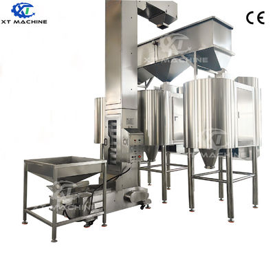 Macchina di sbiancamento dell'aria Full Auto di arachidi/pistacchi/afine con efficienza del 98% e capacità di 1000 kg/h per la lavorazione industriale