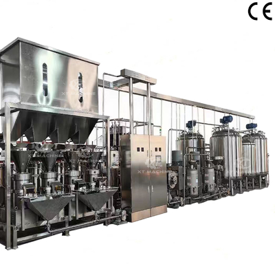 Un buon prezzo. Macchina di produzione di burro di arachidi in acciaio inossidabile 304 completamente automatica in linea