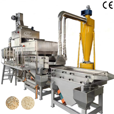 Un buon prezzo. Macchina per tritare mandorle e arachidi in acciaio inossidabile per la produzione di arachidi al miele, dimensione delle arachidi tritate 1,8-2,5 mm in linea