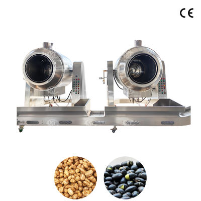 Un buon prezzo. Macchina per confettatura professionale da 80 kg/lotto in SUS304 con controllo automatico della temperatura per la lavorazione degli snack in linea