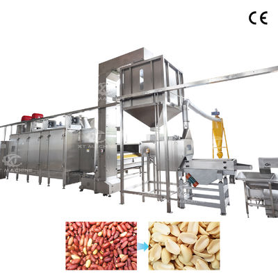 Un buon prezzo. Vendita diretta di fabbrica Alta qualità Split Peanut Blanching Machine Air Peeling Machine in linea