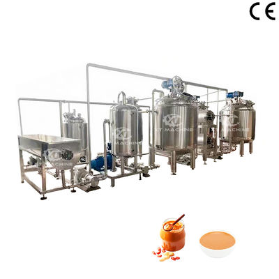 Un buon prezzo. 2000kg/h Alta efficienza linea di produzione di burro di arachidi completamente automatica adotta il programma di controllo PLC e facile da usare in linea