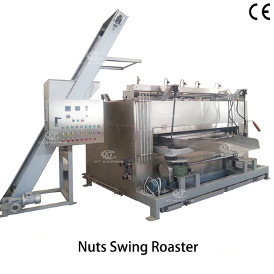 Un buon prezzo. 50 kg/h di acciaio inossidabile con rivestimento di noccioline Roaster swing 220V/380V in linea