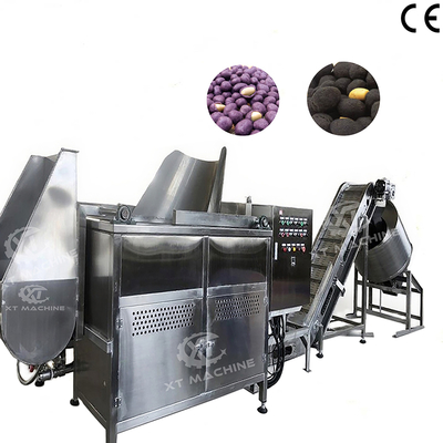Friggitrice per noci SUS304 da 100 kg/h per la lavorazione di arachidi e fagioli con CE