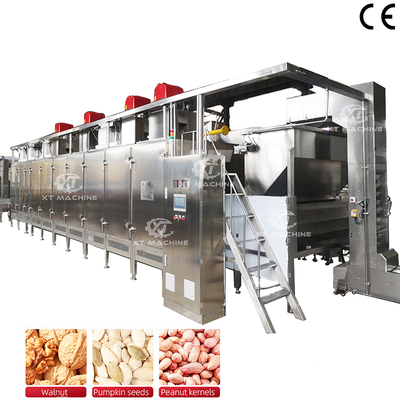 Un buon prezzo. Macchina di tostatura continua di noci 500-2000 kg/h Controllo PLC 220V/380V in linea