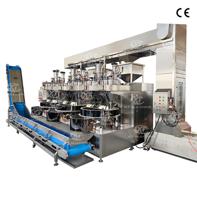 Un buon prezzo. Macchina per rivestimento di arachidi a doppia stazione per la produzione di snack in linea