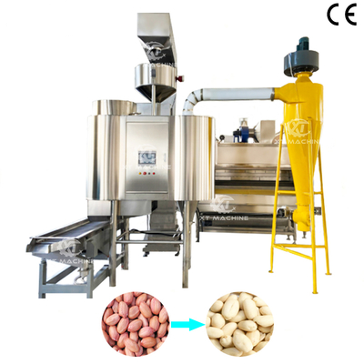 Air Peanut Blanching Machine 500kg/h Stainless Steel