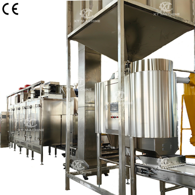 Un buon prezzo. Linea di produzione arachidi sbollentate 1000 kg/h-2000 kg/h 98% tasso di rottura in linea