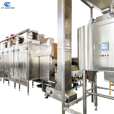 Un buon prezzo. 1000-1200 kg/h Linea di produzione di arachidi sbiancate adatta all'uso in fabbrica in linea