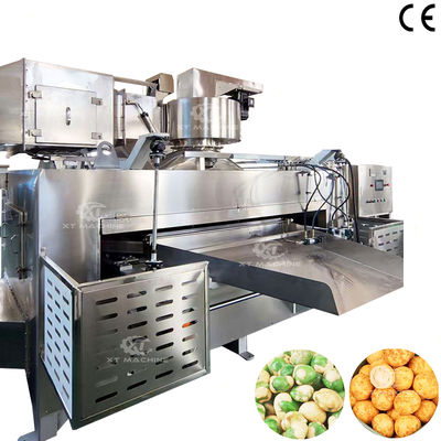 Macchina per la cottura di arachidi con rivestimento di vasobi, di cavolo di mare, barbecue produttiva 100 kg/h, macchina di cottura a rotelle per arachidi e anacardi