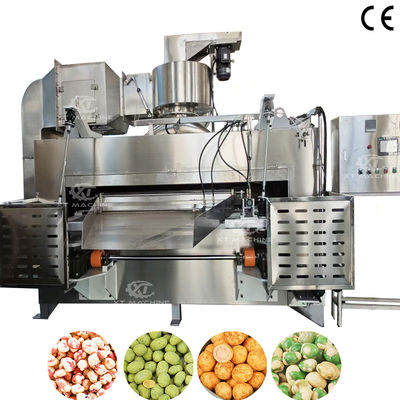 Un buon prezzo. Tostapane oscillante in SUS304 per anacardi rivestiti con controllo PLC, tostatore giapponese per arachidi e arachidi con pelle di pesce per 100 kg/h in linea