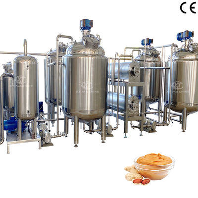 Un buon prezzo. Peanut Butter Blending Tank High Quality Heating and Insulation Mixing Tank Industrial Emulsifying Mixing tank in linea