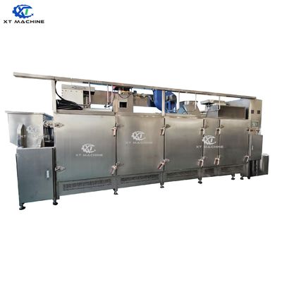 Un buon prezzo. Continuous Nut Roasting Machine with PLC Control 300-5000kg/h Capacity and Stainless Steel Construction in linea