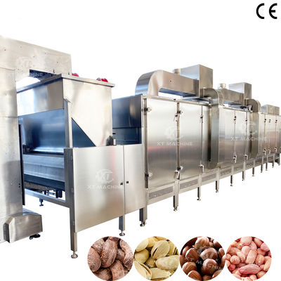 Un buon prezzo. 304 Food Grade Nut Roasting Machine Peanut Roasting Machine Suitable for Factory Use in linea