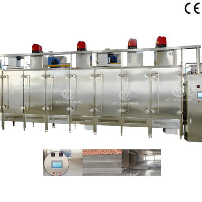 Macchina per la tostatura continua di frutta secca a temperatura regolabile con potente funzione di raffreddamento Forno commerciale per la cottura