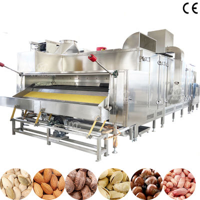 Un buon prezzo. Customizable 300kg/h-1000kg/h Continuous Belt Type Roasting Machine with Natural Gas or LPG Heating in linea