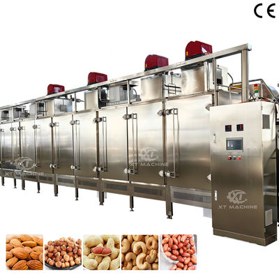 Un buon prezzo. Macchina di torrefazione automatica multiuso di arachidi e noci di cassa e pistacchi Forno da forno industriale per l'industria alimentare in linea