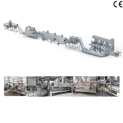Un buon prezzo. 1000-2000 kg/h Macchina per la produzione di arachidi ricoperte di farina fritta, attrezzatura per il rivestimento e la frittura di noci, completamente automatica, per impianti di trasformazione alimentare in linea