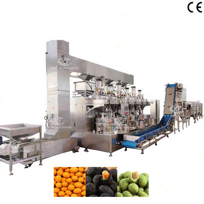 Un buon prezzo. Attrezzatura per friggere il rivestimento di dadi SUS304 con controllo PLC Linea di produzione di arachidi rivestite fritte per impianti di trasformazione alimentare in linea