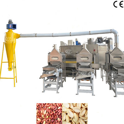 Un buon prezzo. 500-1000 kg/h di alta qualità SUS304 Macchina per tagliare e sbiancare le arachidi per le attrezzature di lavorazione delle noci in linea